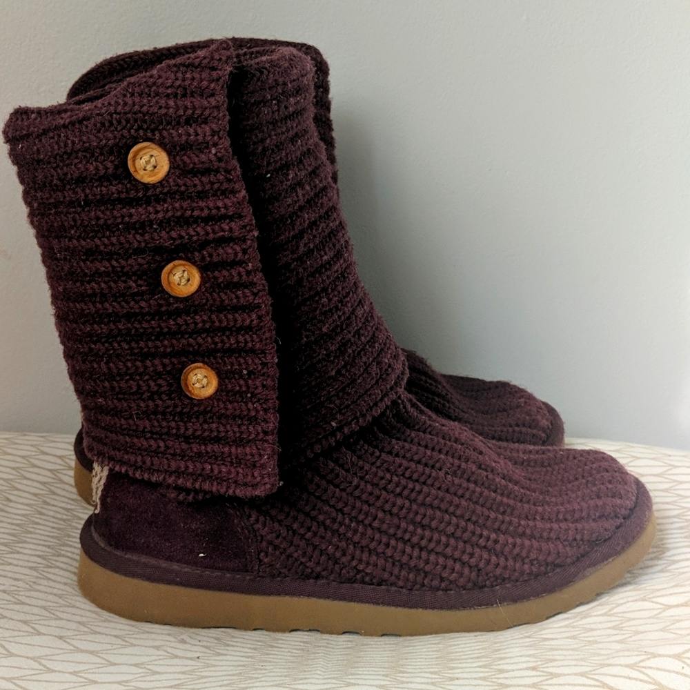 Purple Classic Cardy Ugg Boots Size 7